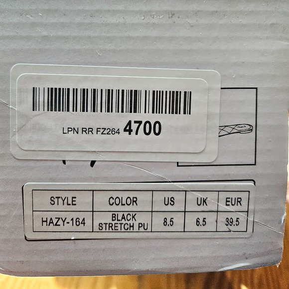 NIB Black Dressy Summer Sandals by Qupid, Size 8.5 - Picture 8 of 8